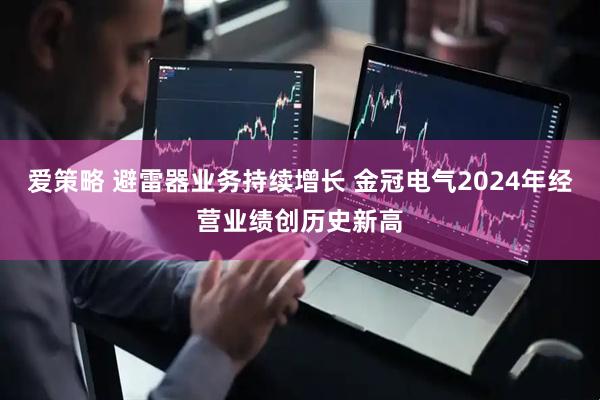 爱策略 避雷器业务持续增长 金冠电气2024年经营业绩创历史新高