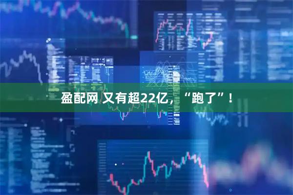 盈配网 又有超22亿，“跑了”！