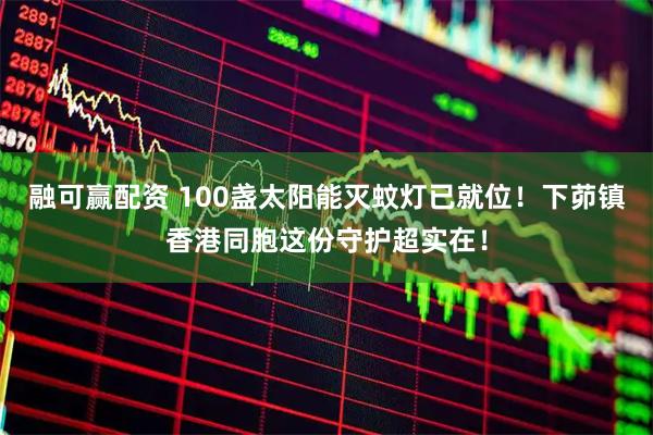 融可赢配资 100盏太阳能灭蚊灯已就位！下茆镇香港同胞这份守护超实在！